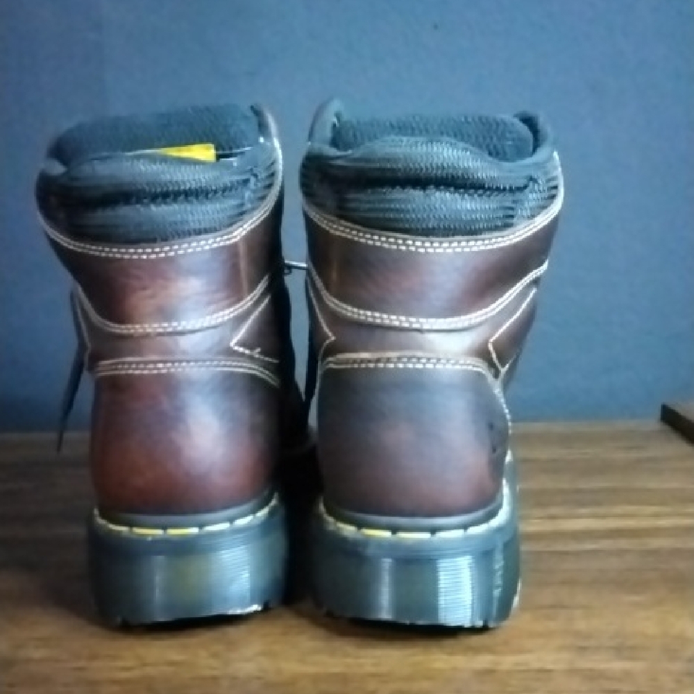 Dr. Martens Dark Brown Industrial Boots - Picture 3 of 9